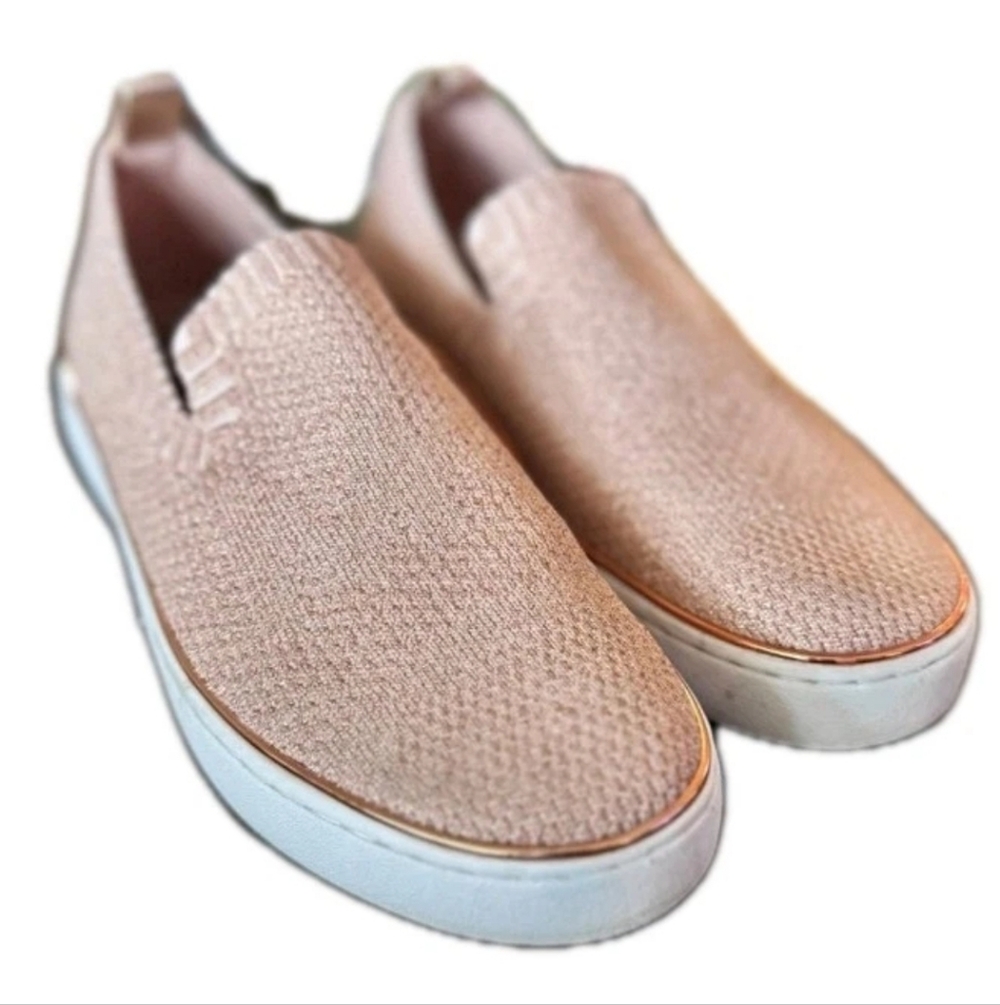 MICHAEL KORS Skylar Metallic Knit Slipon Sneakers - Picture 10 of 10
